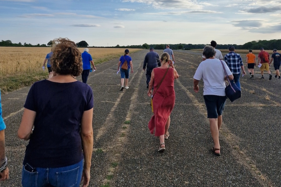 airfield walk and talk group